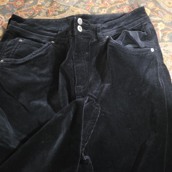Suzannes black velvet pants 16P - Picture 6 of 10
